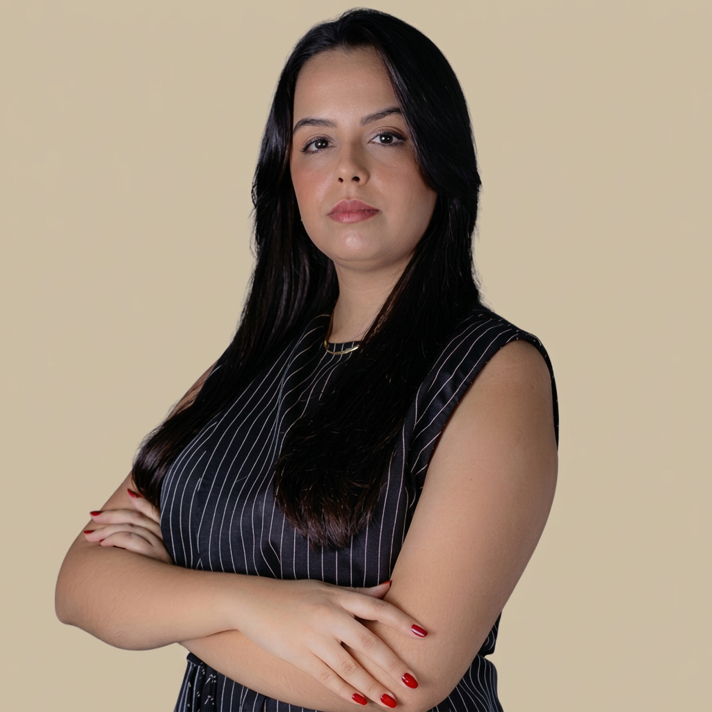 Retrato da advogada Maria Eduarda de Pádua Borges